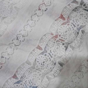 Unique African Print Lace Trim Top