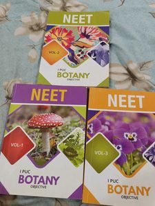 NEET Botany Objective Books (Vol 1-3)