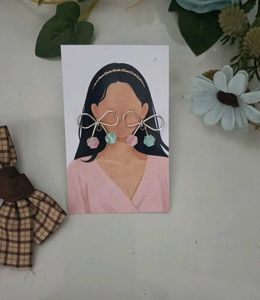 Cute Bow Drop Earrings