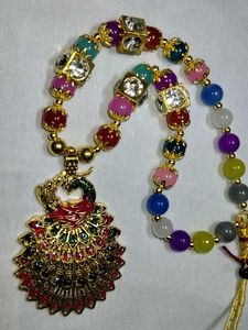 Peacock Pendant Necklace &amp; Earrings Set