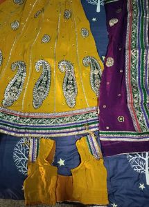 Yellow Lehenga Choli Set