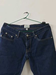 Classic Dark Wash Denim Jeans