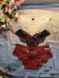 Lace Briefs Set