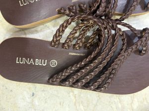 Luna Blu by Westside brown flats