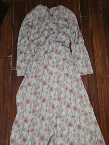 Floral Print Long Sleeve Dress