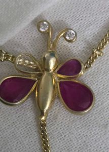 Unniyarcha Butterfly Necklace 925 silver