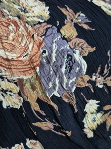 Floral Print Midi Skirt