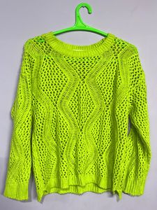 crochet top Neon Green Color