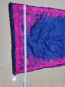 Chanel Blue &amp; Pink Scarf