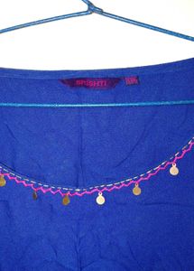 Royal Blue Ethnic top