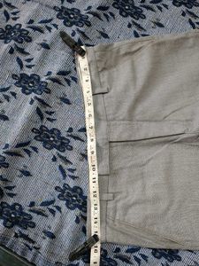 men silver formal pant