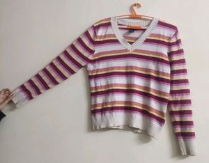 pinterest striped cute aesthetic korean sweater