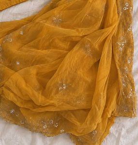 Bollywood 90s Vintage Yellow Saree 🌼✨