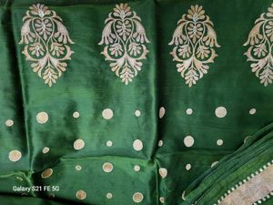 Banaras Type Nice Green Saree
