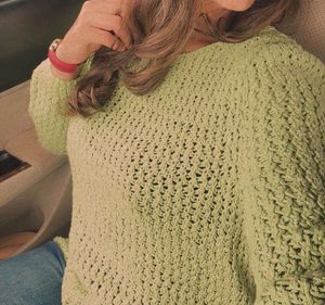 Lime Green Knit Sweater