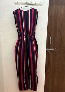 Striped Jumpsuit with pockets