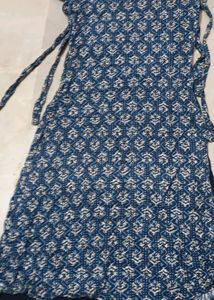 Blue Printed Kurtha