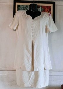 Elegant Off-White Kurta Set