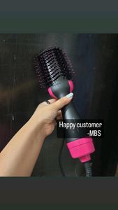 Hot hair brush dryer, straightner, styler