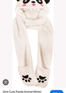 Panda Hat, Scarf &amp; Glove Set
