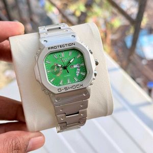 G-Shock Watch - Rose Gold &amp; Green