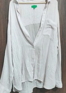 Lightweight Button-Up oversized Shirt