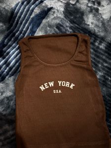 SALE ‼️‼️‼️Brown Tank Top