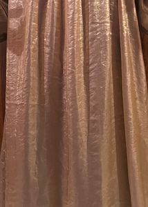 Elegant Metallic Rose Gold Gown