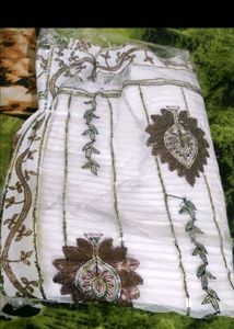 Elegant Embroidere saree with blouse