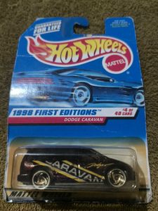 Hot Wheels 1998 First Editions Dodge Caravan Die-C