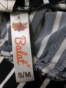 Striped High-Waisted Pants