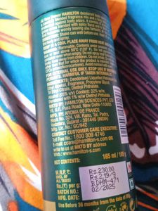 Denver Hamilton Body spray for men's
