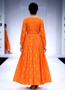 🧡Orange Long Kurta