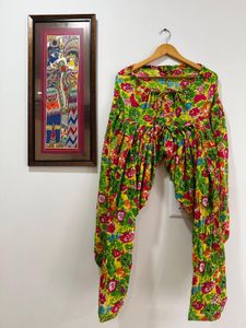 PURE COTTON Vibrant Floral Patiala Salwar