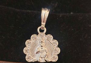 pure silver hanuman pendent