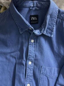 ZARA Blue Denim Shirt