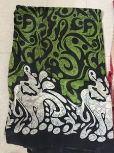 Designer Saree with Abstract Print