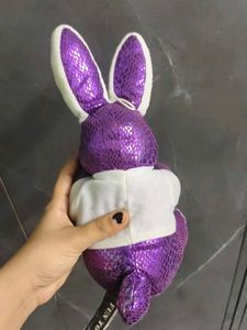 Cute Purple Bunny Plush Toy