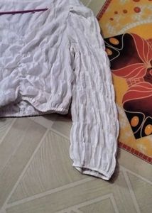 Chic White Ruched Crop Top