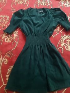imported  top in dark green colour