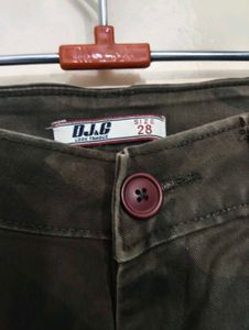 Camouflage Print Casual Pants