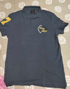 polo tshirt being human L size