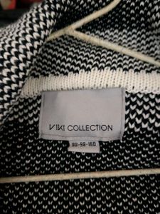 Checked Short Sleeve Blazer