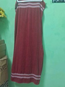 Maroon Striped Towel ♥️
