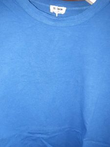 Blue Long Sleeve Cropped Top no 59