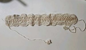 Crochet Hairband with Flower Details