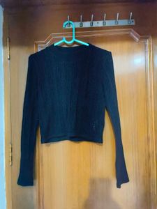 Black Knit Cardigan