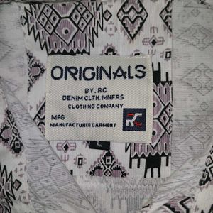 Men's "ORIGINALS" Printed pattern Casual Shirt