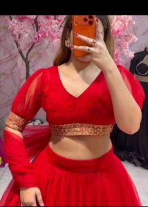 Stunning Red Lehenga Choli