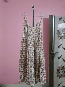 Boho Elephant Block Print Dress
